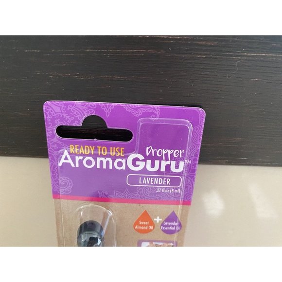 AromaGuru Lavender Aromatherapy 100% Pure & Natural Essential Oil Dropper 0.27oz - Picture 12 of 14